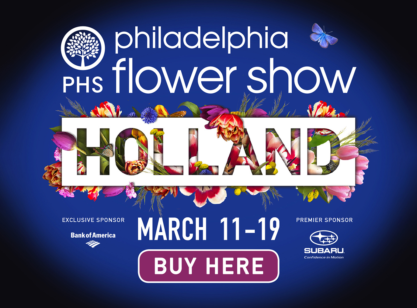 Digital ad for the 2017 PHS Philadelphia Flower Show.