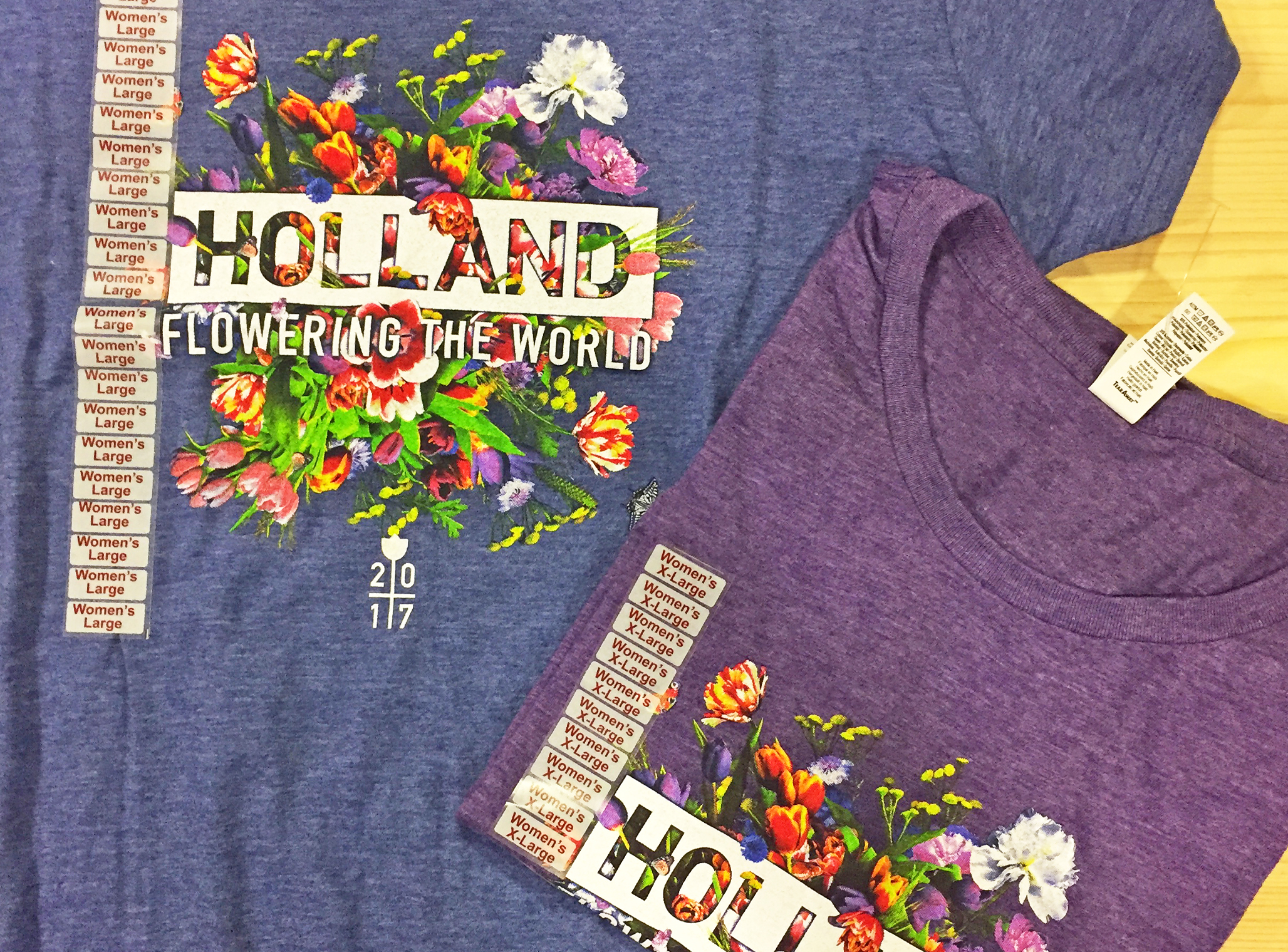 T-shirt design for the 2017 PHS Philadelphia Flower Show.