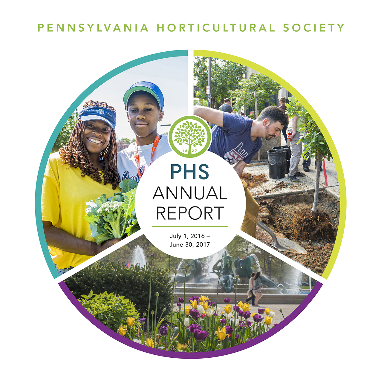 Cover of the 2017 PHS Annual Report.