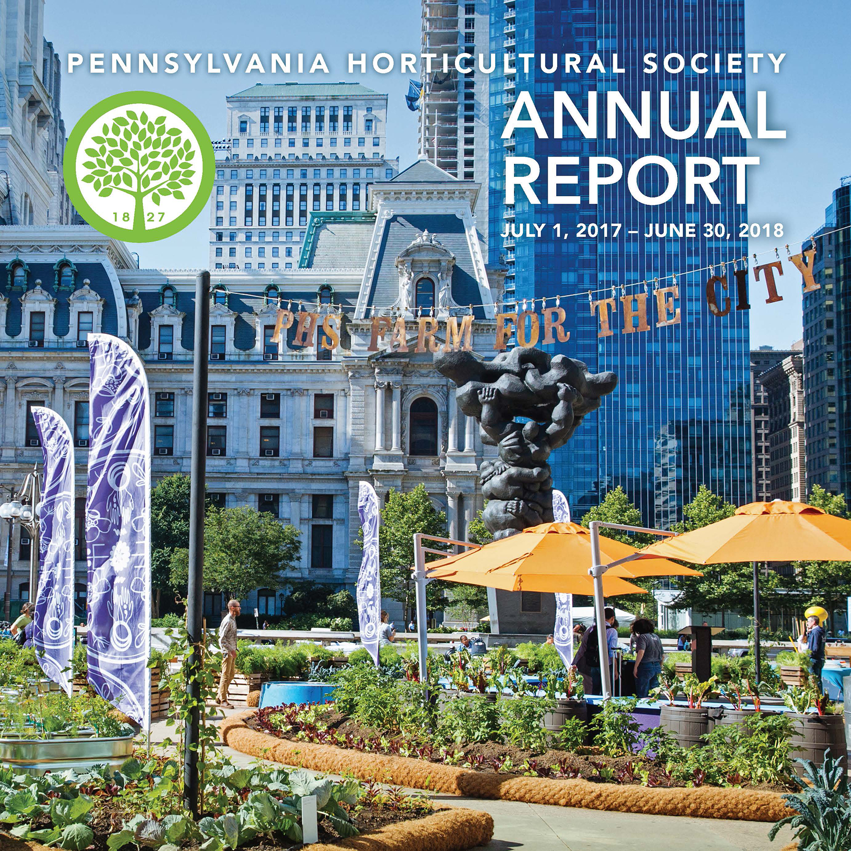 Cover of the 2018 PHS Annual Report.