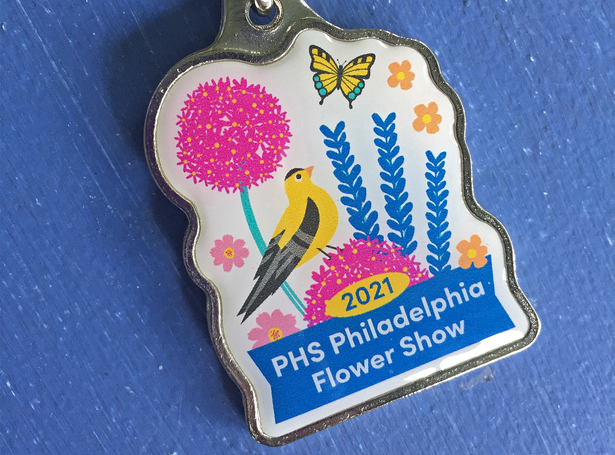 2021 Flower Show merchandise - keychain.